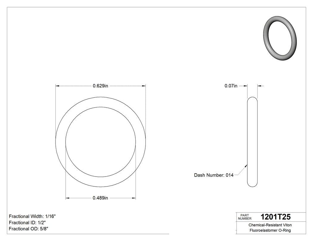 Technical drawing - 1201T25